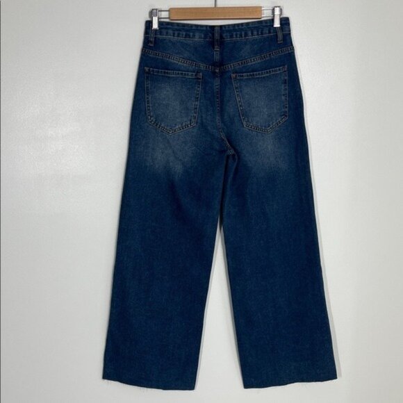S.O.N.G. Wide Leg Jeans Size 3/26 - Picture 3 of 6